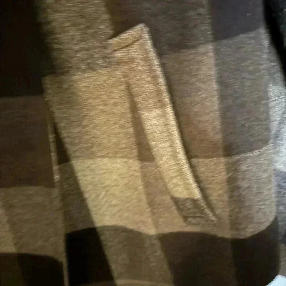 Liz Claiborne Plaid Peacoat Size Small - Picture 7 of 7